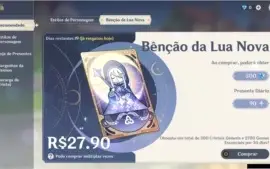XIAO AR37 + 03 ARMAS 5* com BENÇÃO e PASSE ATIVOS