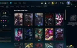 ONTA LEAGUE OF LEGENDS DIAMOND COM 44 SKINS