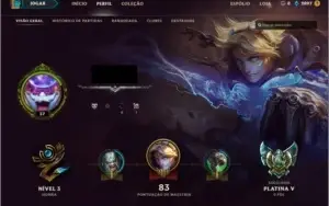 Conta Lol Platina 5 Level 37 Entrega Imediata
