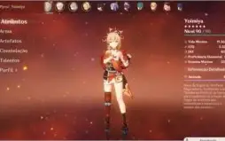 GENSHIN IMPACT CONTA KAZUHA + ALBEDO COM MAIS 3. AIR 56