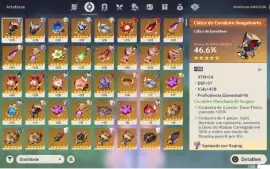 Conta Genshin Impact - 5 T5 Xiao, Kokomi E Mais 3 Ar 54