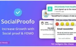 66socialproof (SAAS) Notificações de Widgets de prova social