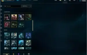 Vendo conta do LOL, nv 460, +270 skins, com RP e 128mil EA