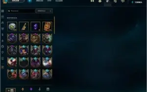 Vendo conta do LOL, nv 460, +270 skins, com RP e 128mil EA