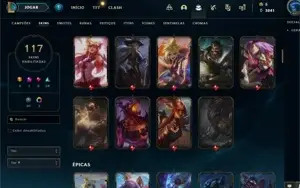 Conta lvl 406,todos os champs,+117 skins,ultimate sona udyr