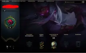 CONTA NÍVEL 30 UNRANKED UPADA A MÃO
