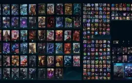(SKINS RARAS) Conta LoL + Wild Rift 195 + 115 skins!