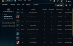 Conta League of Legends / Ouro 3 / Vayne ladra de almas