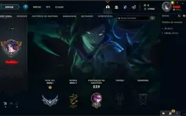 Conta League of Legends / Ouro 3 / Vayne ladra de almas