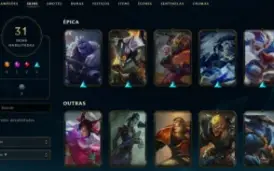 Conta League of Legends Full Acesso - 86 Champs e 31 Skins