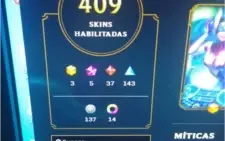 Diamante 4 com 409 skins