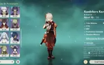 Ar48. Kazuha, Nahida, mona e Kequing. Banner garantido