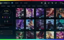 CONTA LOL - NIVEL 333 - 125 SKINS - 20 CROMAS - 18 M7