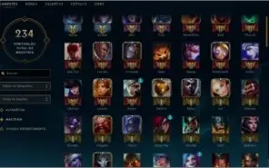 CONTA GOLD IV LOL - Borda - 111 Campeões - 10000 IP