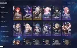 Nivel 28 com Seele, Jing Yuan e Himeko - Honkai Star Rail
