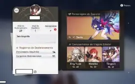 Nivel 28 com Seele, Jing Yuan e Himeko - Honkai Star Rail