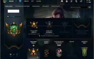 Conta ouro 4 com 104 champs e 59 skins + 3k de RP