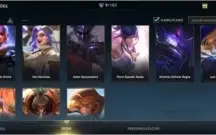 conta wild rift platina 4, 9 skins + conta pc
