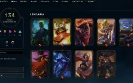 Conta League of Legends Full Acesso - 143 Champs e 134 Skins