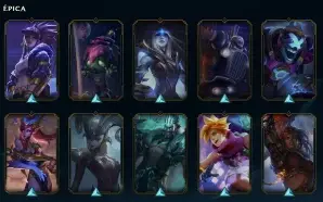 Conta League of Legends Full Acesso - 143 Champs e 134 Skins
