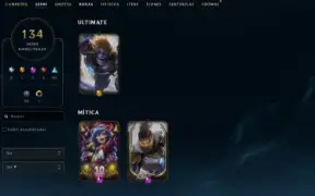 Conta League of Legends Full Acesso - 143 Champs e 134 Skins