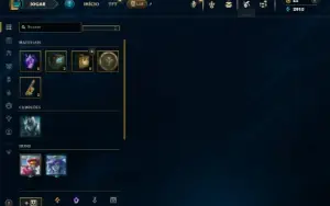 Diamante 4 com 32 Champs e 6 Skins