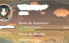 Xiao/Venti/Diluc/Mona/Qiqi/Jean   AR 52!