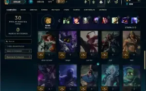 Bronze 2 com 33 Champs e 5 Skins +2 Fragmentos