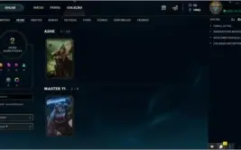 Conta League of Legends lvl 21, 19 campeões 2 skins.