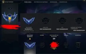 CONTA DIAMANTE LEAGUE OF LEGENDS