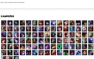 Conta prata 3 com 93 Champs e 71 Skins
