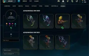 Conta prata 3 com 93 Champs e 71 Skins