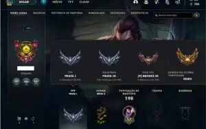 Conta prata 3 com 93 Champs e 71 Skins