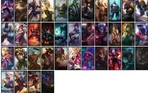 Conta prata 3 com 93 Champs e 71 Skins