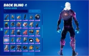 Conta de FORTNITE com GALAXY, 87 SKINS e SALVE O MUNDO