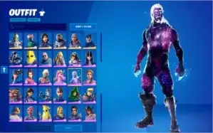 Conta de FORTNITE com GALAXY, 87 SKINS e SALVE O MUNDO