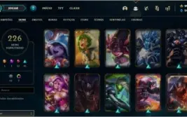 Conta Gold com 226 skins full champs