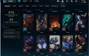 Conta Gold com 226 skins full champs