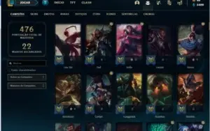 Conta Gold com 226 skins full champs