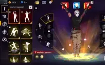 CONTA Free Fire ,Prime 8, Aventureiro, Escorpião escarlate