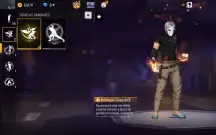 CONTA Free Fire ,Prime 8, Aventureiro, Escorpião escarlate