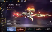 CONTA Free Fire ,Prime 8, Aventureiro, Escorpião escarlate