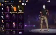CONTA Free Fire ,Prime 8, Aventureiro, Escorpião escarlate