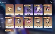 Conta Honkai Impact star hail SeeleC1+Gepard