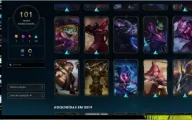CONTA LOL EX DIAMANTE IV + TROCO O EMAIL DA CONTA + 101 SKIN
