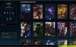 CONTA LOL EX DIAMANTE IV + TROCO O EMAIL DA CONTA + 101 SKIN