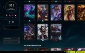 CONTA LOL EX DIAMANTE IV + TROCO O EMAIL DA CONTA + 101 SKIN