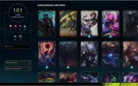CONTA LOL EX DIAMANTE IV + TROCO O EMAIL DA CONTA + 101 SKIN