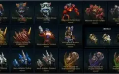 Conta Platina, 128 SKINS, 11 GEMAS, CHROMAS