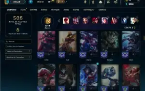 Unranked com 140 Champs e 83 Skins (MID / JG / ADC)